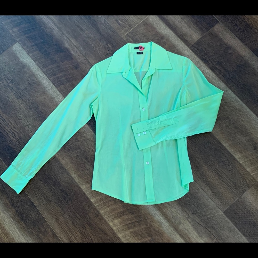 Theory Summer Sheer Oxford Shirt Size Small😍😮